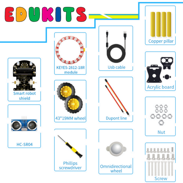 Mini Smart Robot Car Kit - Image 4